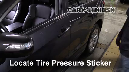 2016 Acura RDX 3.5L V6 Tires & Wheels Check Tire Pressure